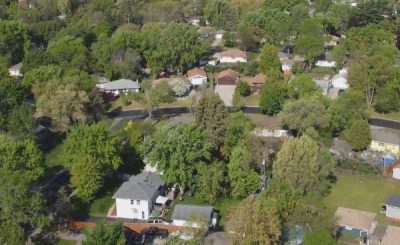 Coon Rapids House Aerial